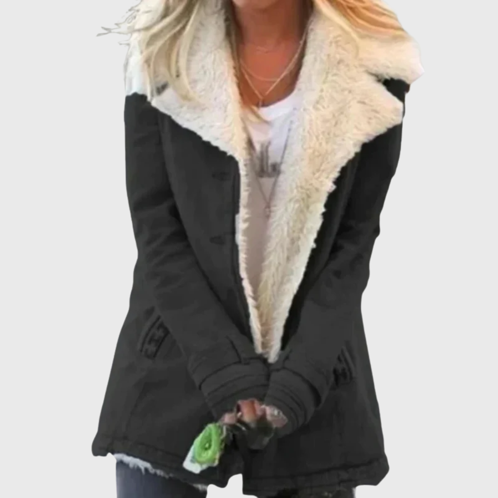 Women's Winter Coat with Insulated Lining and Hood