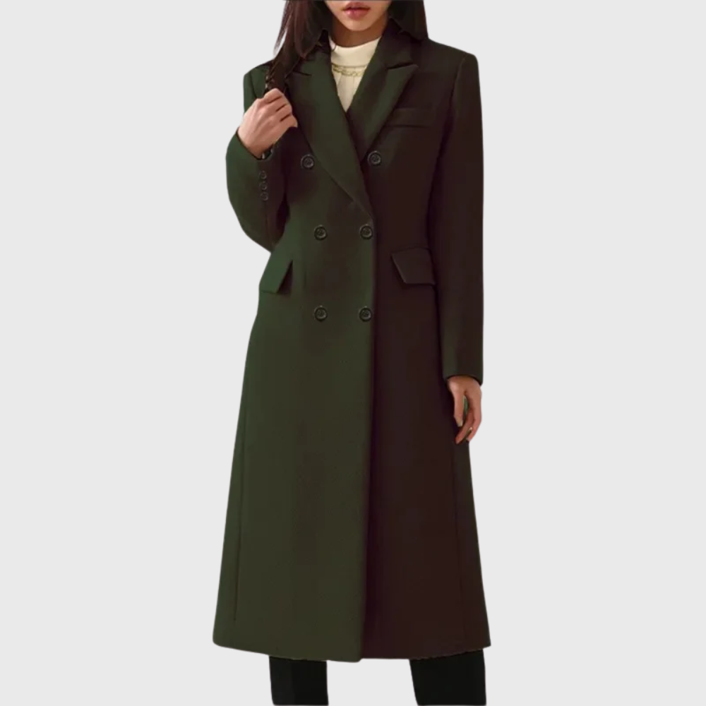 Women's Overcoat with Insulated Design and Full-Length Coverage