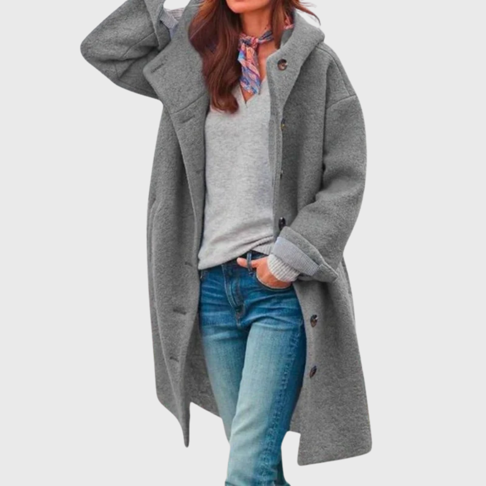 Women's Classic Coat with Timeless Design and Versatile Style
