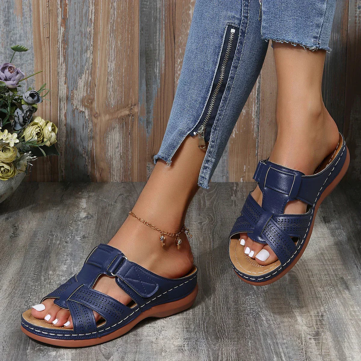 Skylark | Women's Orthopedic Cushioned Wedge Sandals