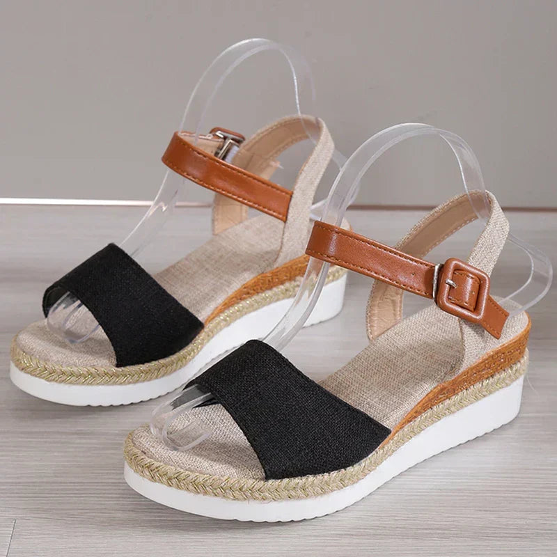 CHARLENE™ – Relaxed Style Wedge Sandals