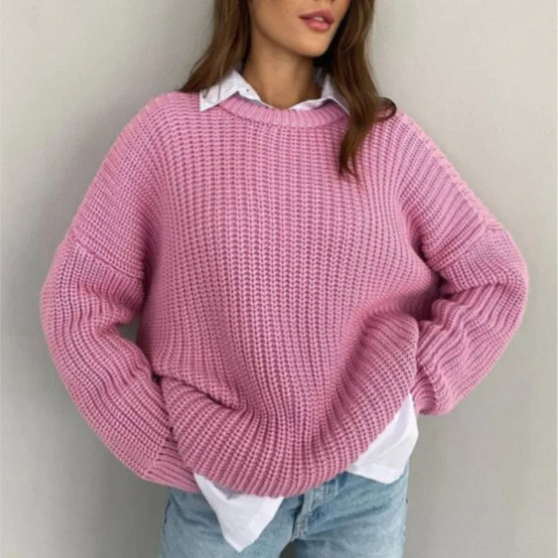 Women's Soft Pullover with Relaxed Fit and Lightweight Design