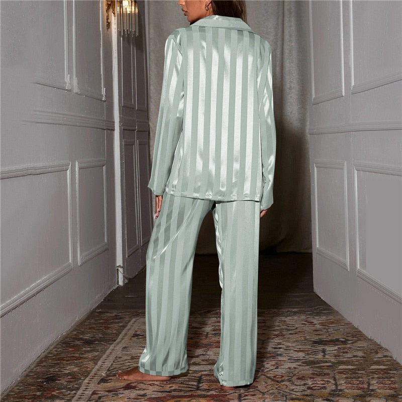 Women’s Pyjama Set | Long Sleeve Button-Up