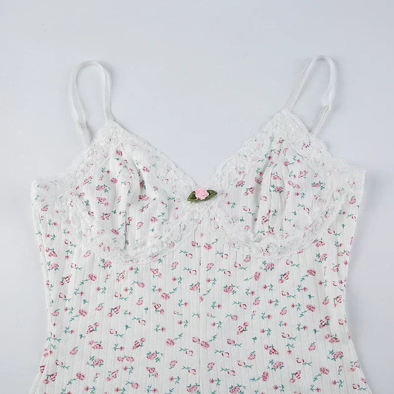 JOY™ – Dreamy Floral Sleeveless Bodysuit