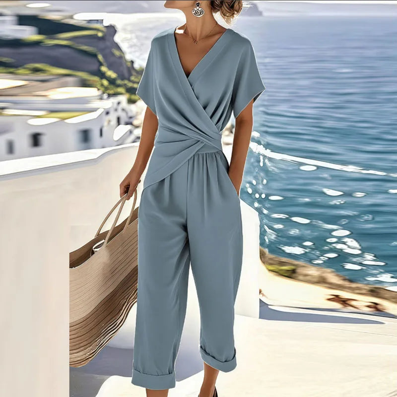 Women's Two-Piece Set with Tailored Design and Versatile Style
