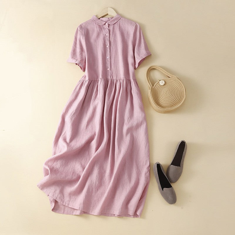 Women’s Collared Button Front Dress | Midi