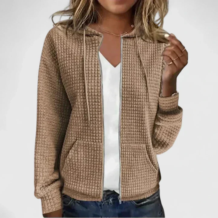Women's Knit Cardigan with Cozy Feel and Breathable Design