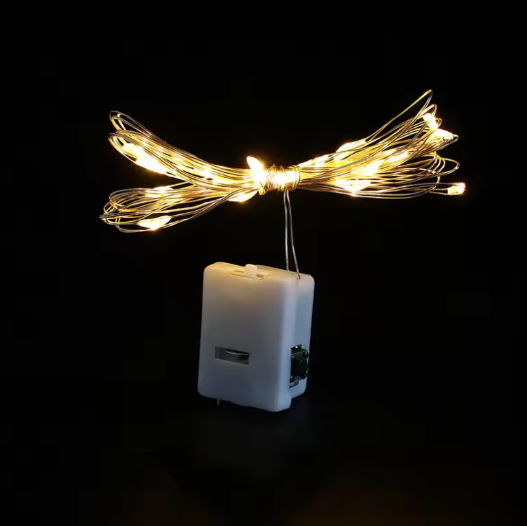 Battery-Powered Fairy Lights – Warm Glow String Lights for Christmas & Home Décor