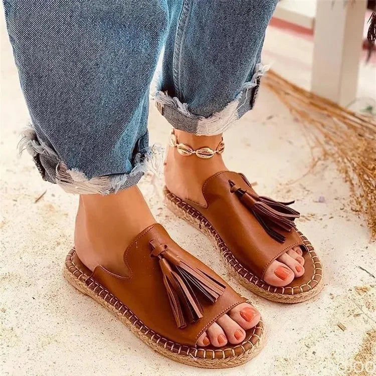 Azalea | Women's Woven Cushioned Slides