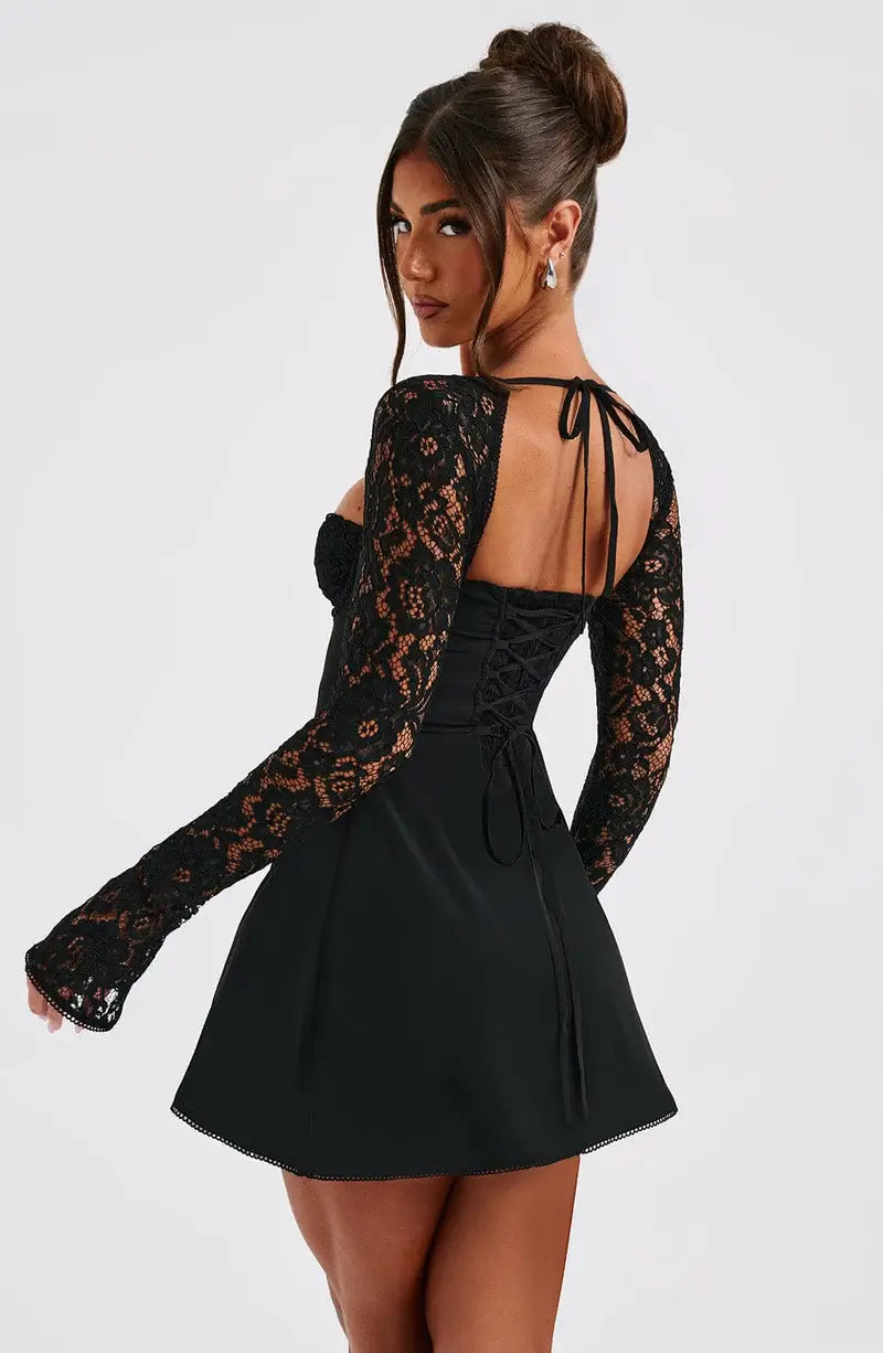 Women’s Long Sleeve Mini Dress | Clean Design