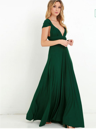 Women’s Plain Wrap Dress | Maxi