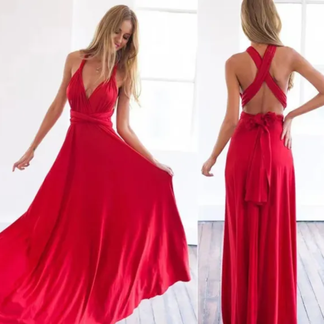 Women’s Plain Wrap Dress | Maxi