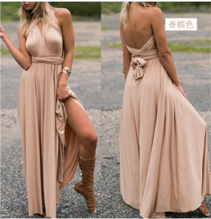 Women’s Plain Wrap Dress | Maxi