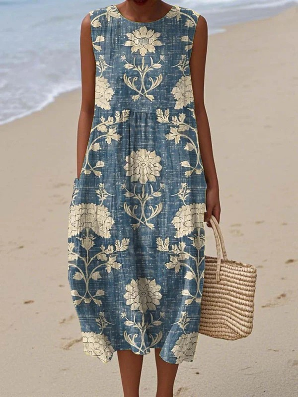 Women’s Boho Midi Dress | Clean Design