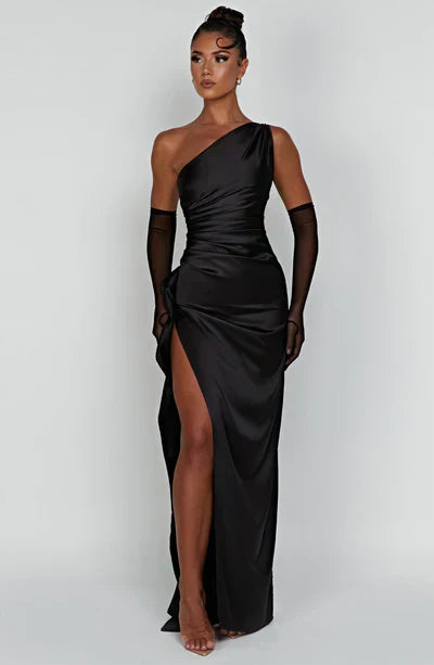 Women’s Asymmetrical High Slit Dress | Maxi