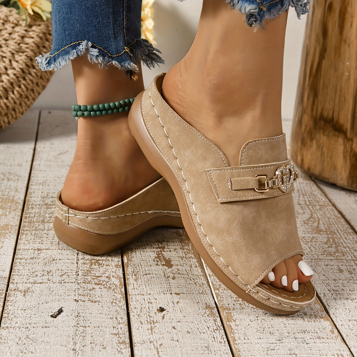 Alexandra | Women's Flat Adjustable Sandals