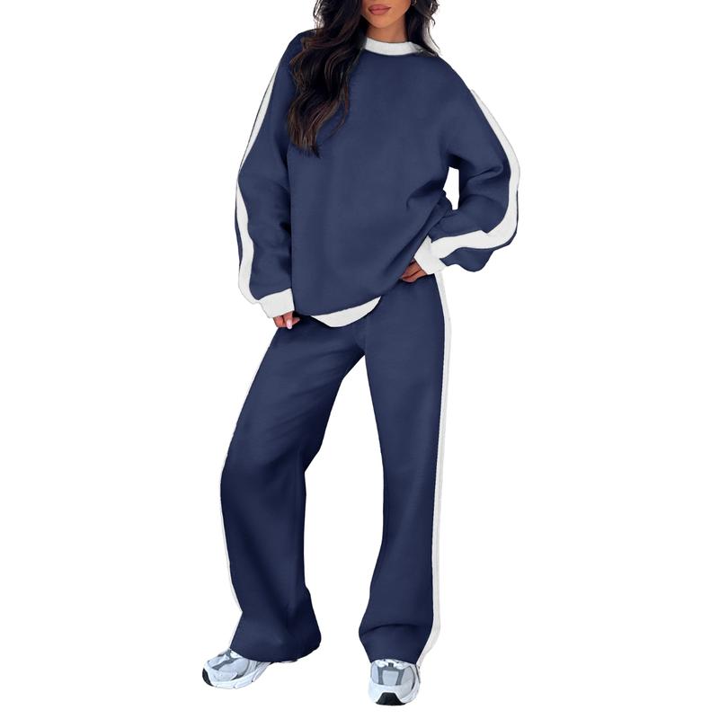 Women's Sweatshirt Set with Relaxed Fit and Soft Fabric