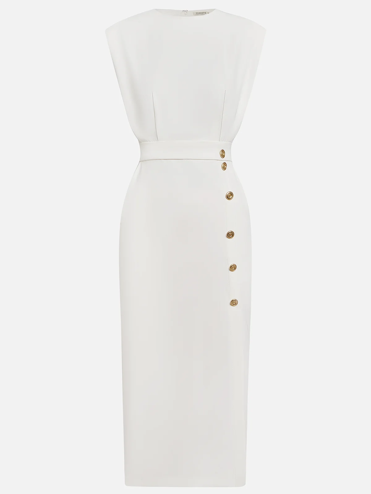 Women's Midi Dress with Relaxed Fit and Versatile Style