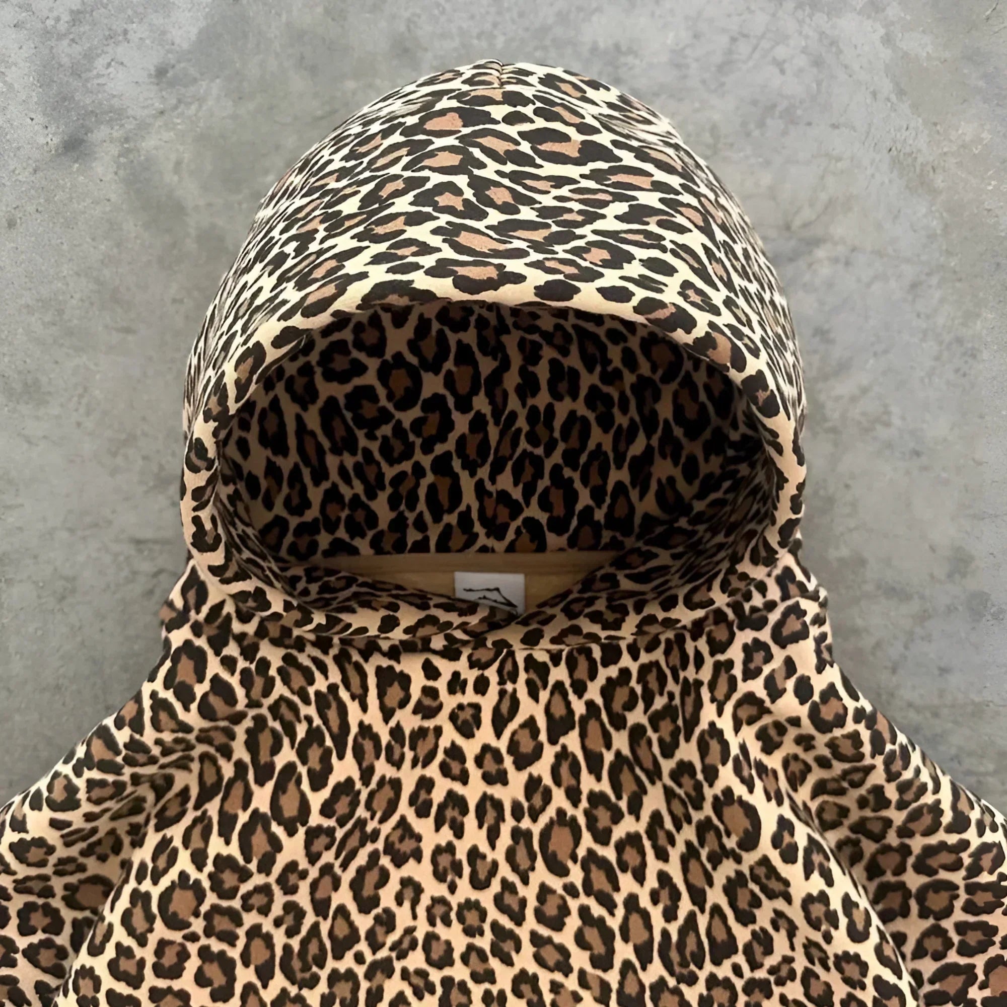 Women’s Leopard Print Hoodie | Drawstring Hood