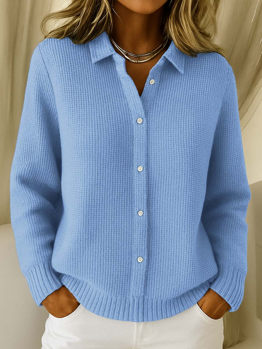 Women's Button Cardigan with Classic Design and Versatile Style