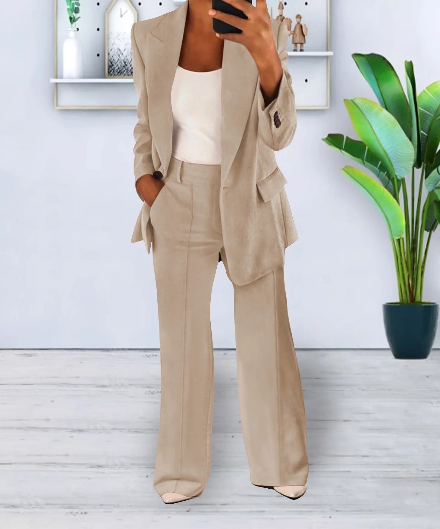 Women’s Co-Ord Set with Blazer and Trousers | Two-Piece