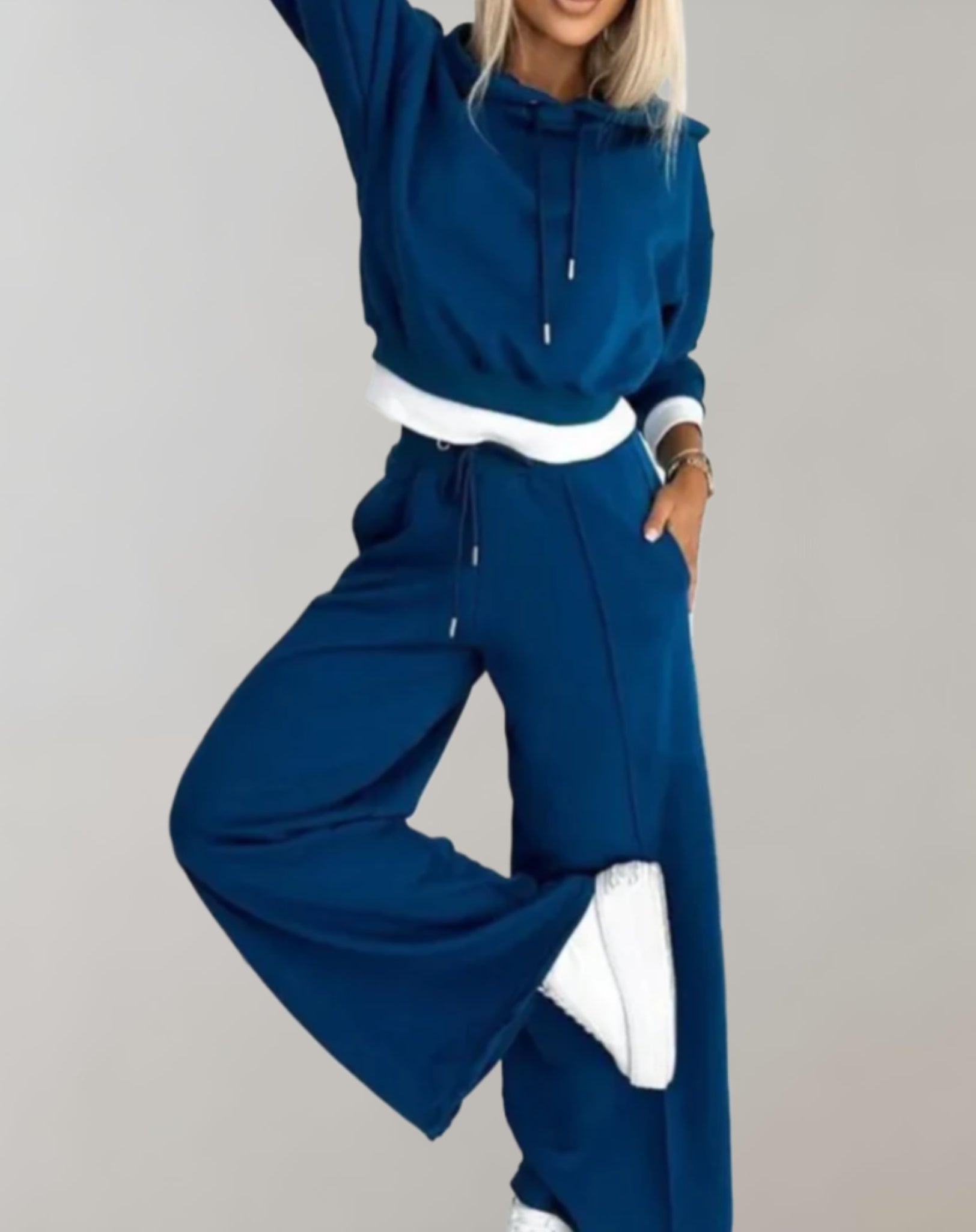 Women’s Sweater and Wide Pants Set | Two-Piece