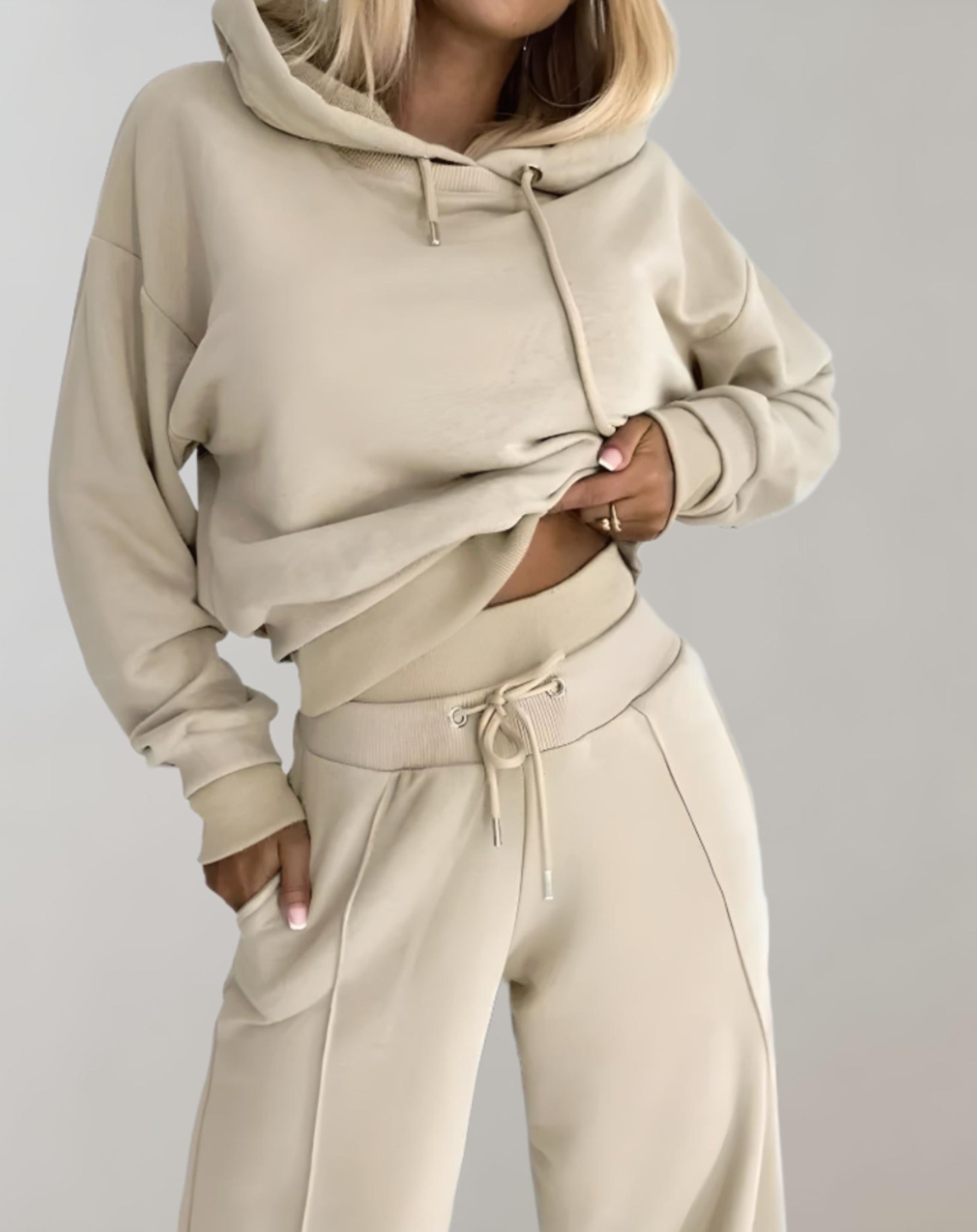 Women’s Sweater and Wide Pants Set | Two-Piece