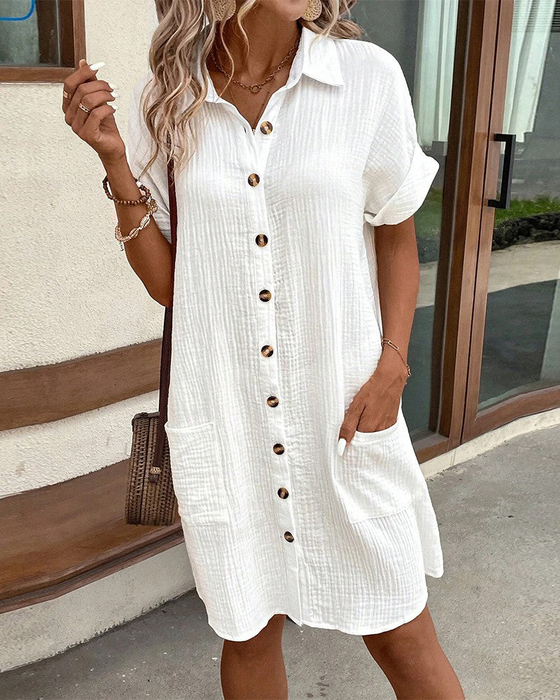 Women's Summer Dress with Relaxed Fit and Lightweight Fabric