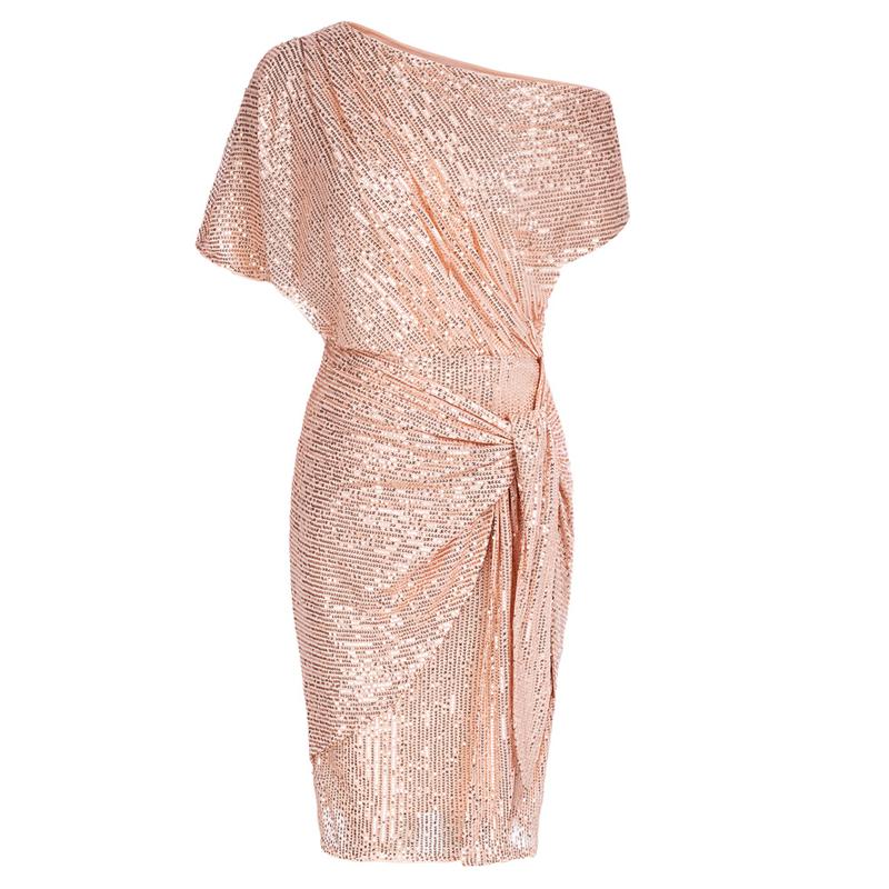 AURELIA™ - Elegant Sequined Off-Shoulder Bodycon Party Dress
