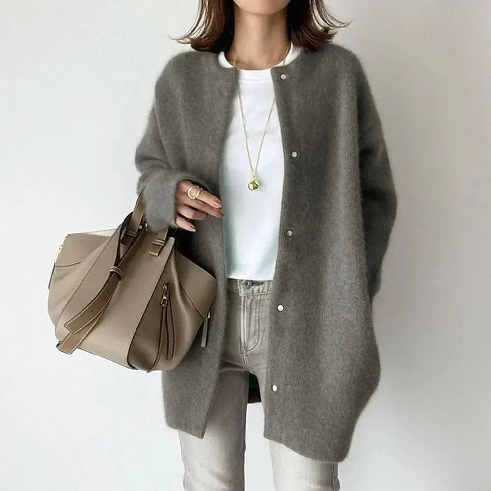 Women’s Buttoned Jacket | Structured Design