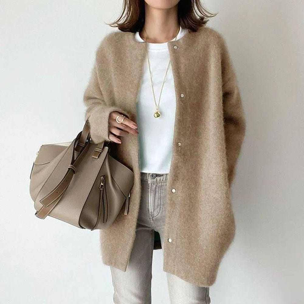 Women’s Buttoned Jacket | Structured Design