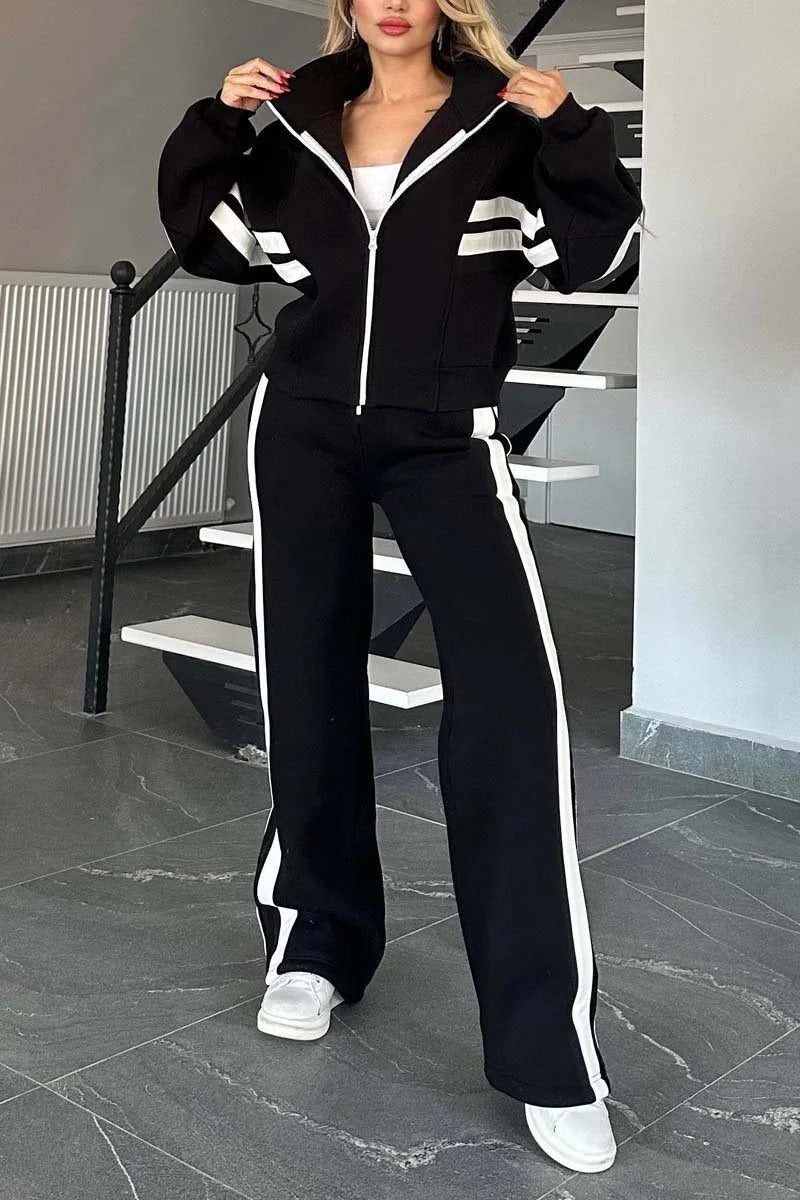 Women’s Zip Jacket and Pants Set | Two-Piece