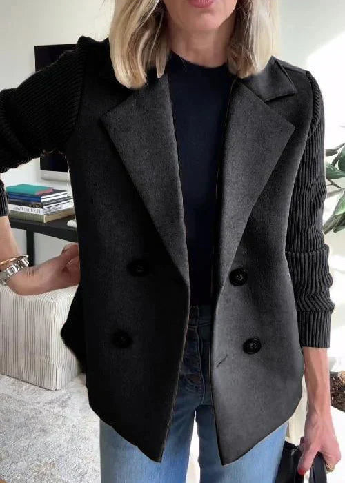 Women's Tailored Coat with Structured Design and Classic Fit