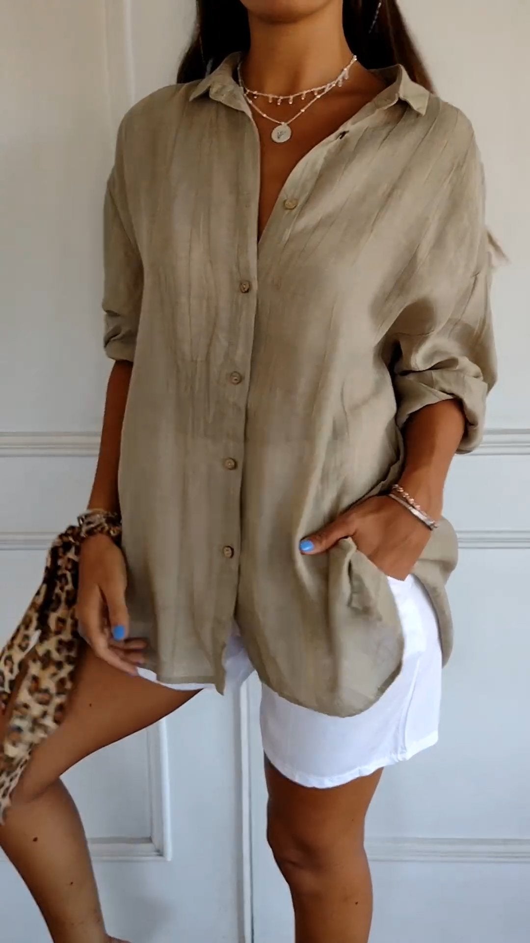Women’s Button-Down Shirt | Clean Design