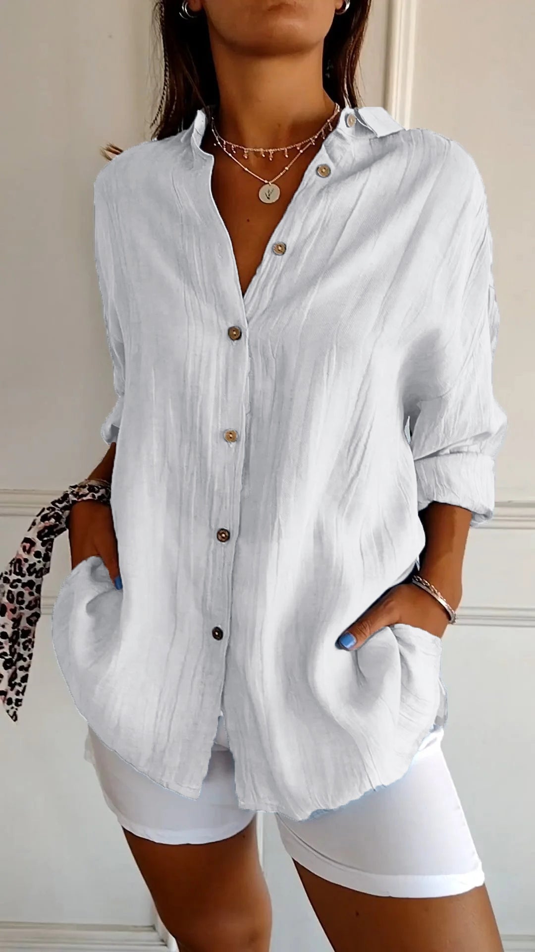 Women’s Button-Down Shirt | Clean Design