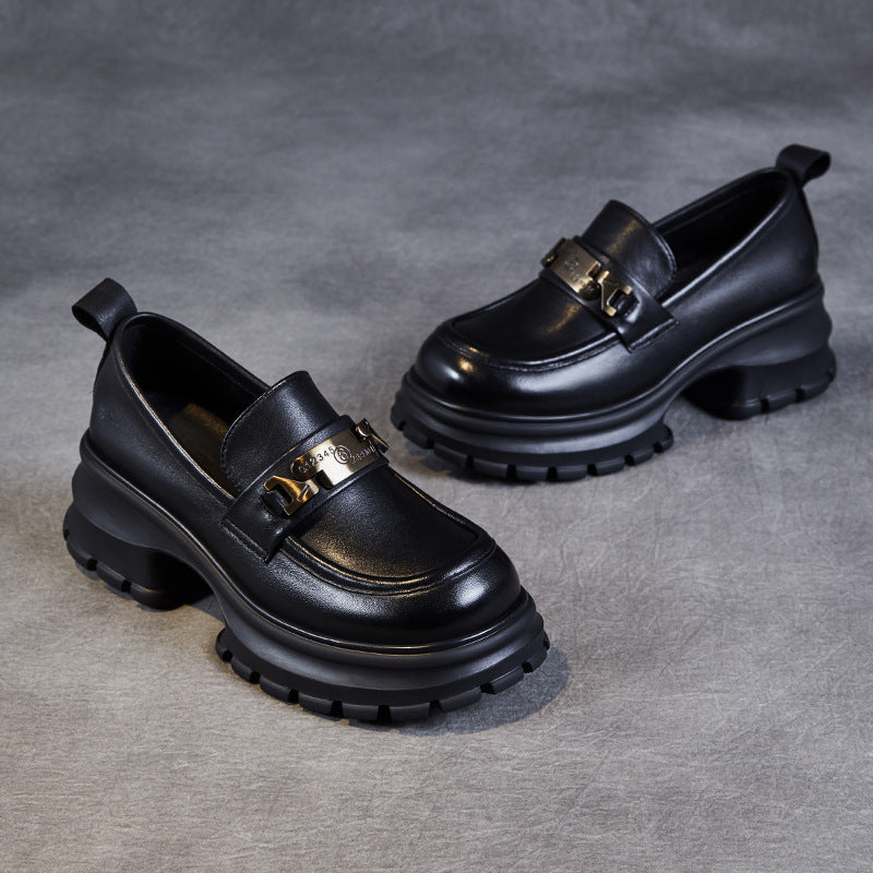 Women’s Platform Loafers | Chain Detail
