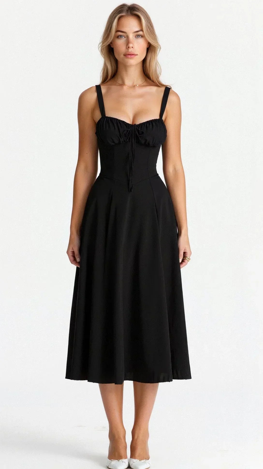 Women’s Floral Bustier Dress | Midi
