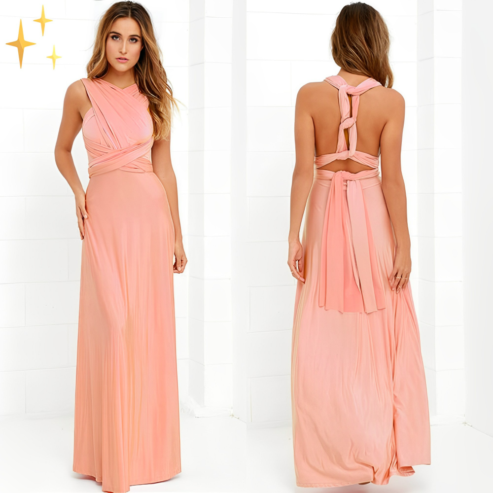 Women’s Plain Wrap Dress | Maxi