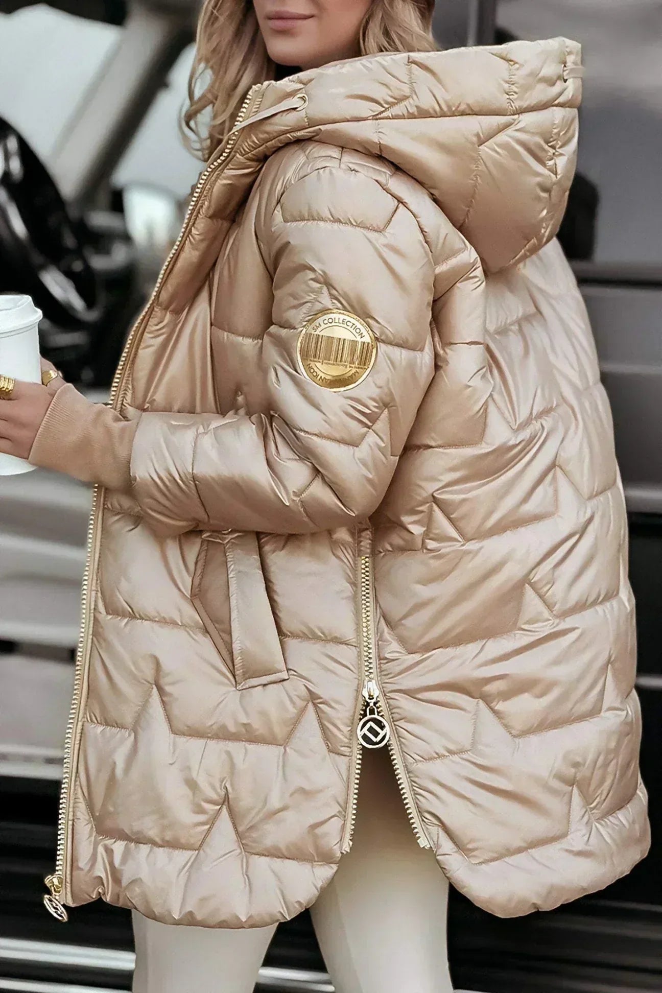 Women's Winter Coat with Insulated Design and Adjustable Hood