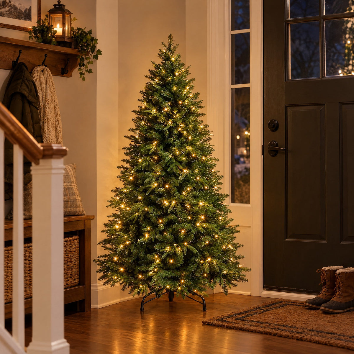 Pre-Lit Artificial Christmas Tree 4ft, 5ft, 6ft – image 4
