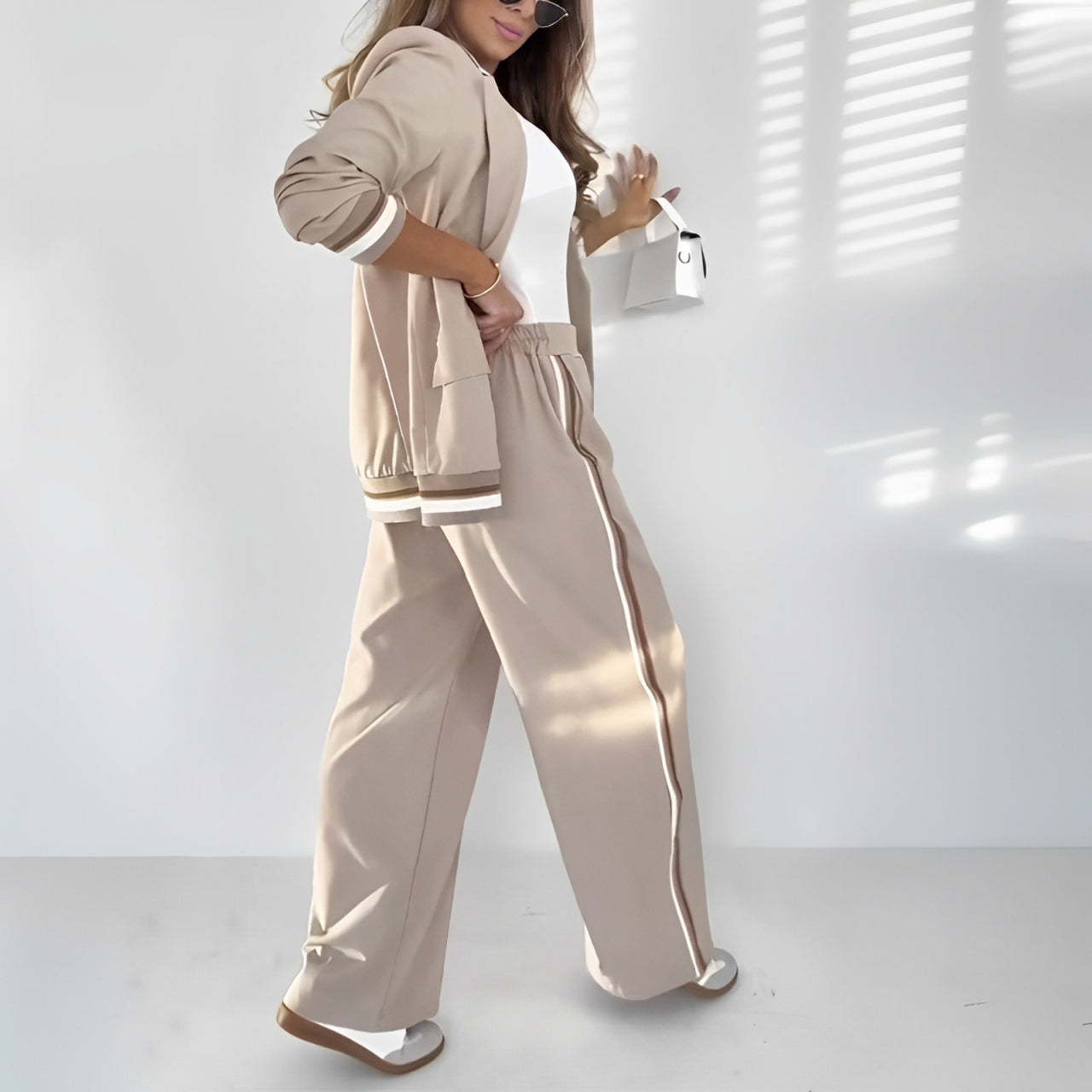 Women's Lounge Set with Relaxed Fit and Soft Fabric