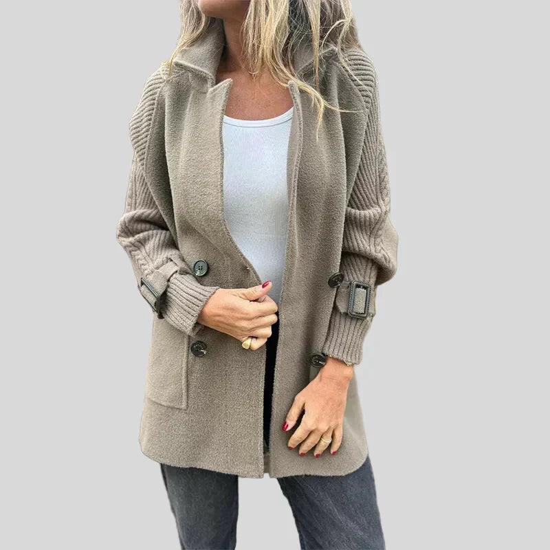 ISOLA - Mid-Length Double-Breasted Coat