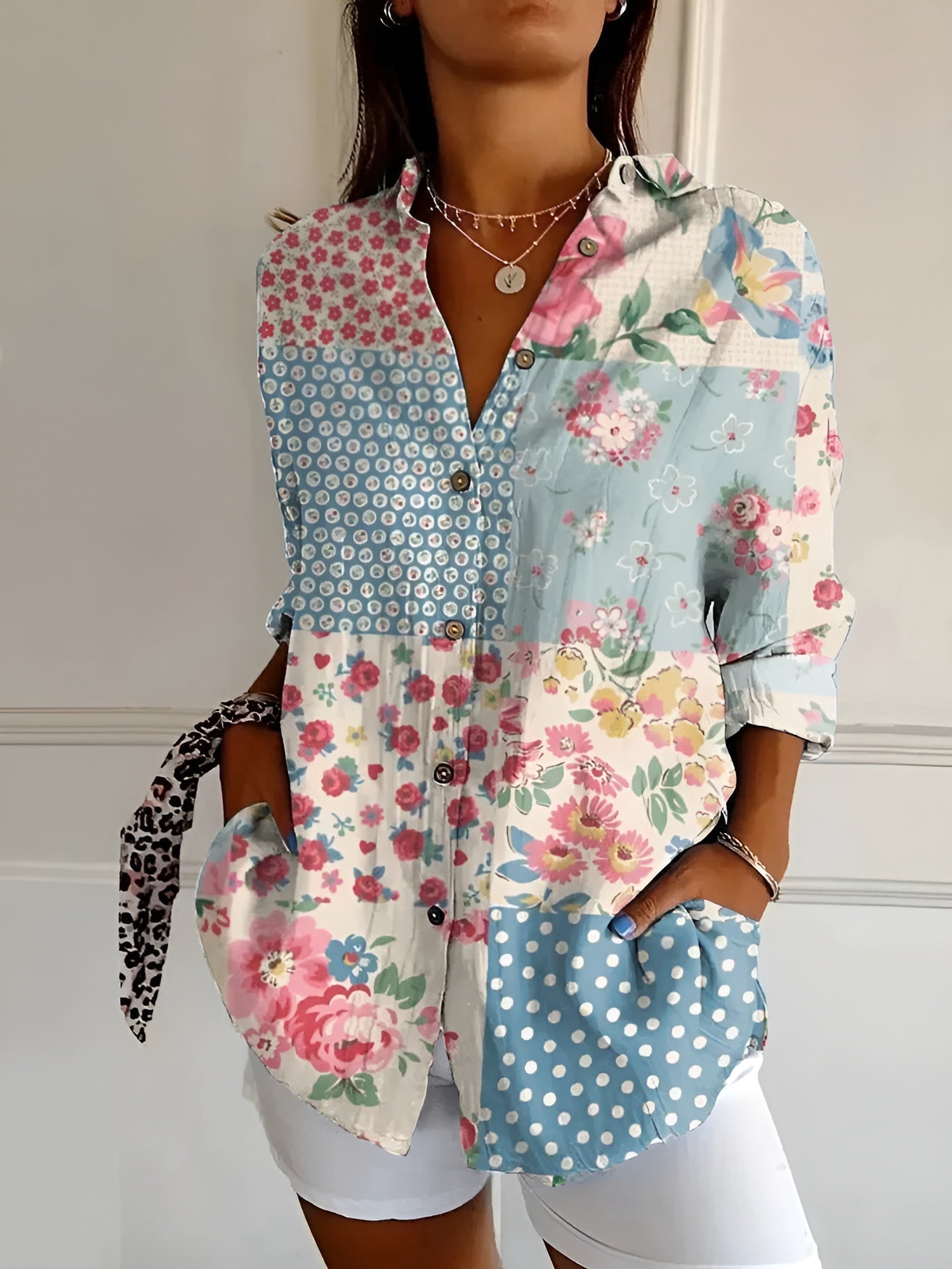 Women’s Button-Down Shirt | Long-Sleeve Design