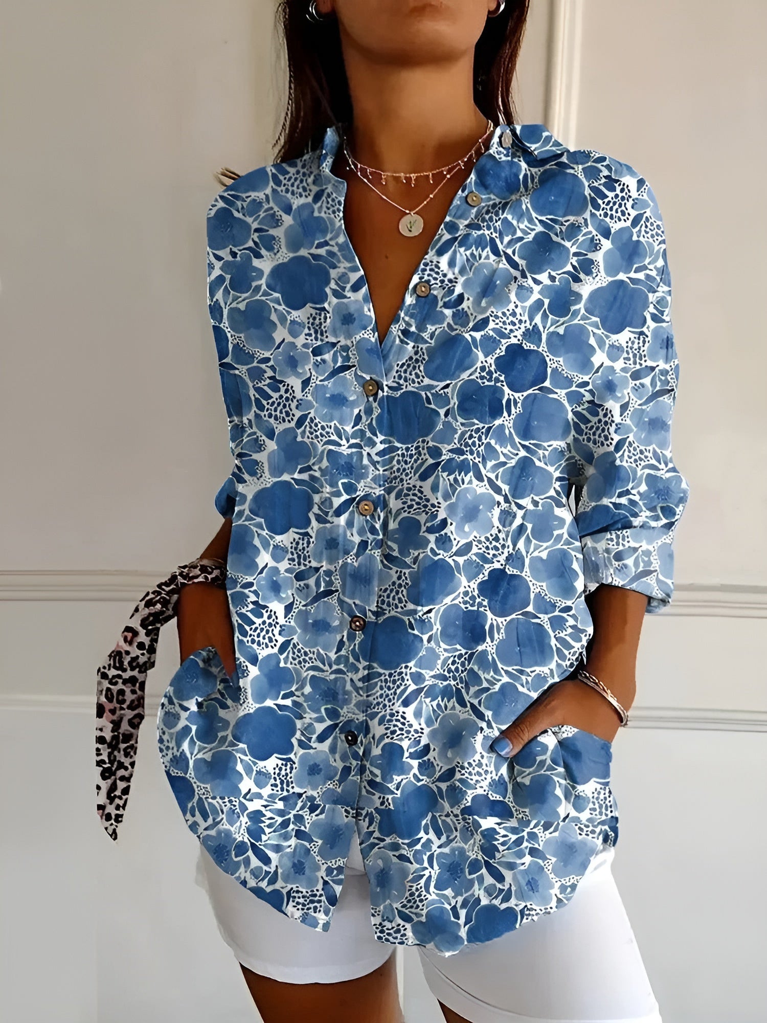 Women’s Button-Down Shirt | Long-Sleeve Design