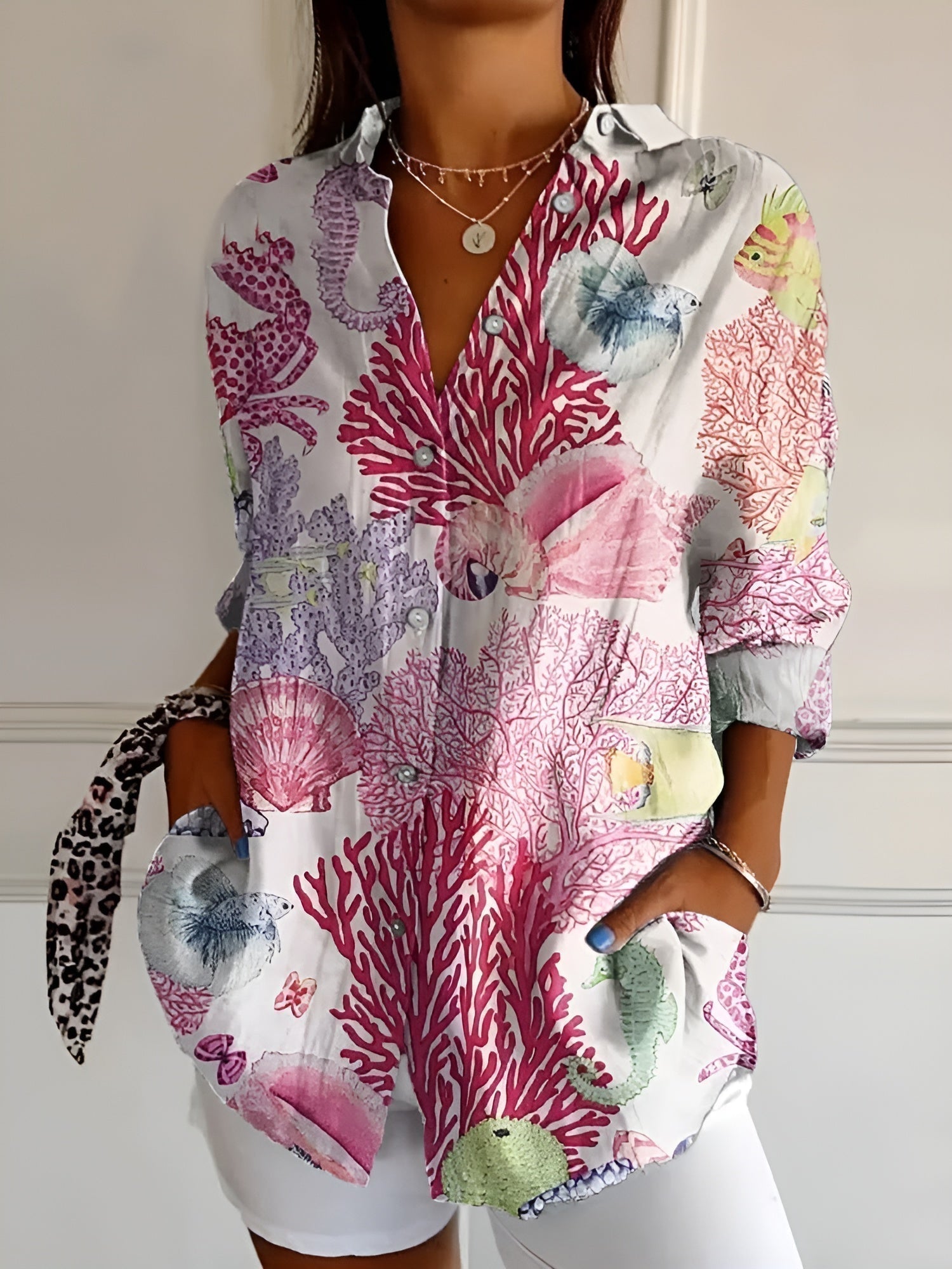 Women’s Button-Down Shirt | Long-Sleeve Design