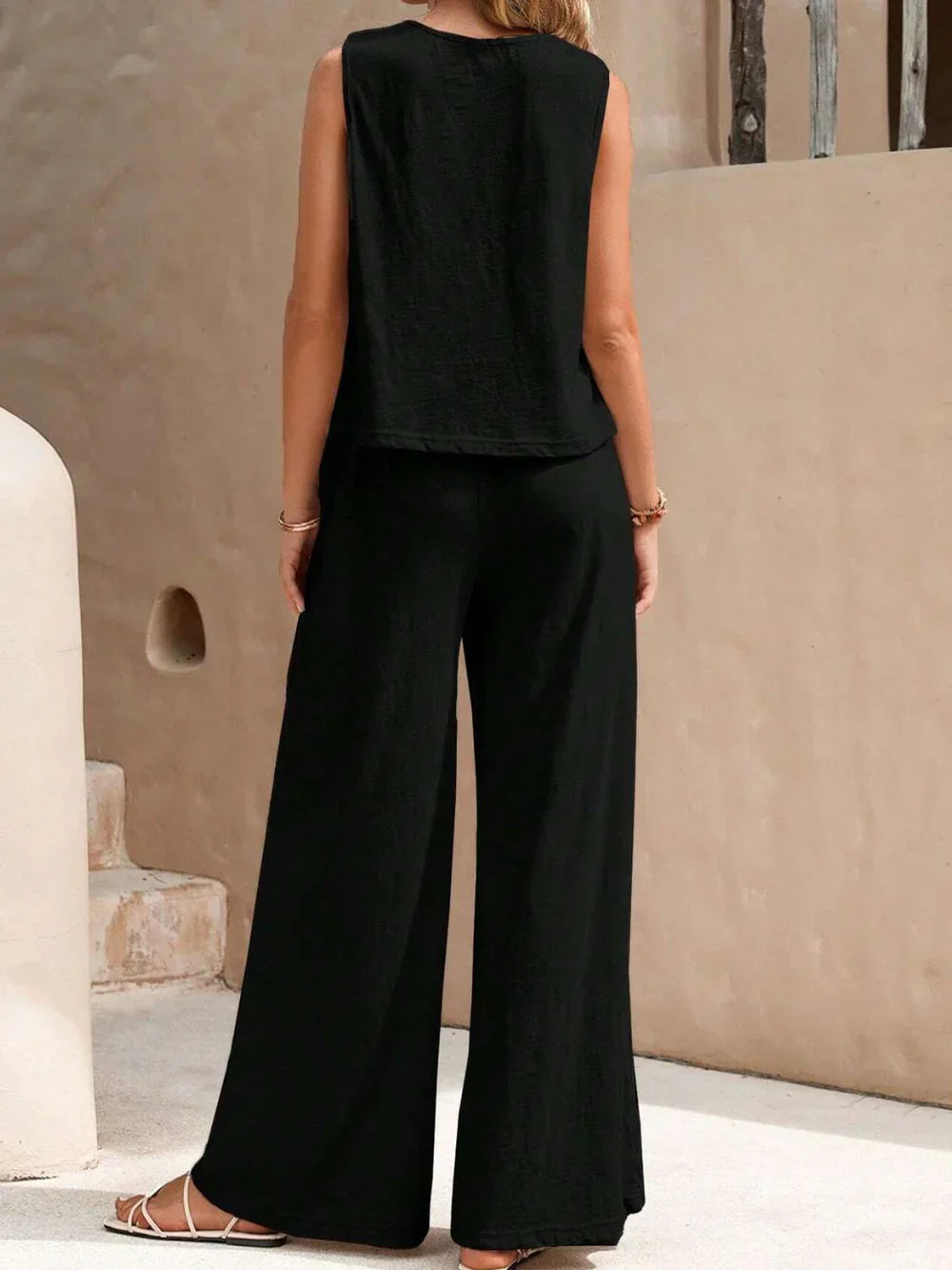 Women’s Coordinated Top and Pants Set | Two-Piece