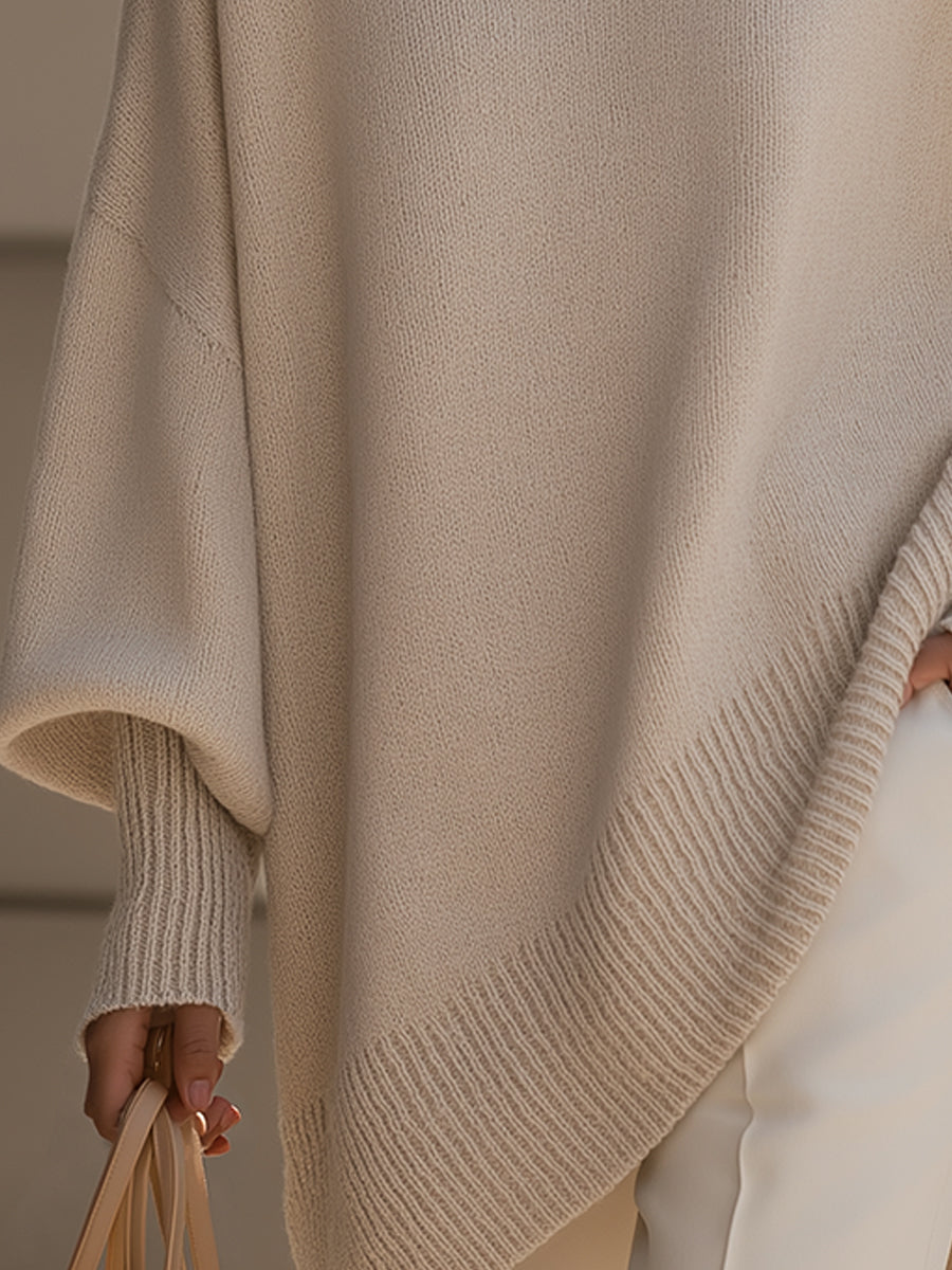 Women's Oversized Poncho with Soft Fabric and Versatile Design