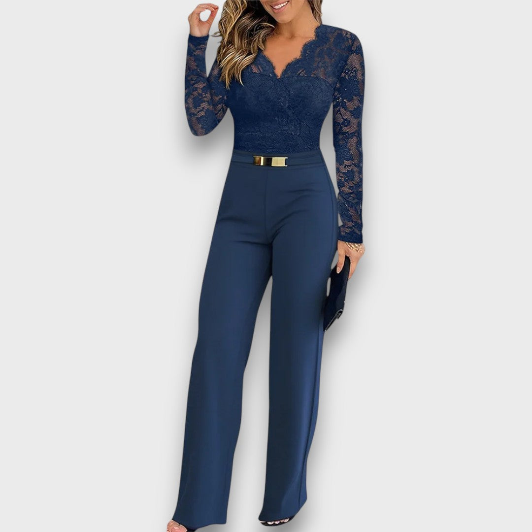 Women’s Jumpsuit with Decorative Detail | Clean Design