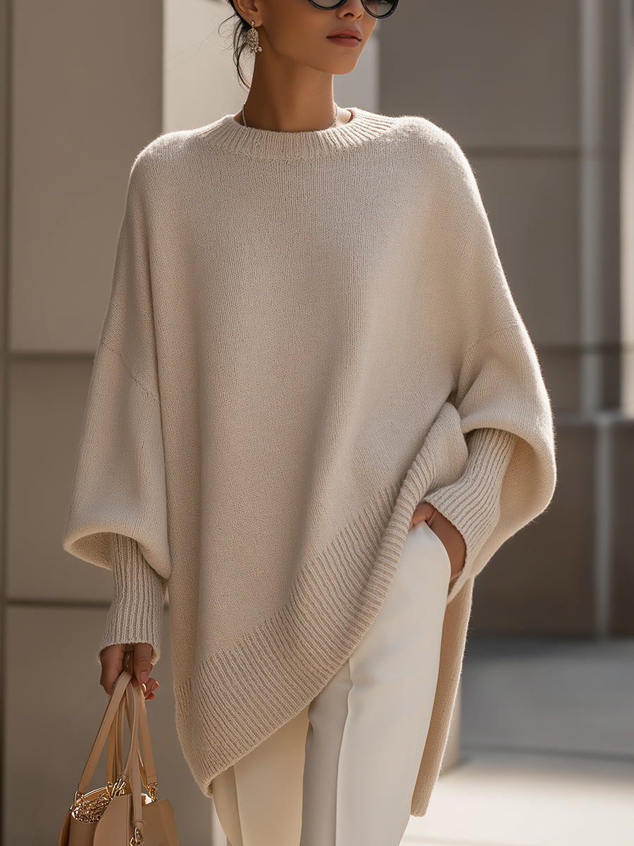 Women's Oversized Poncho with Soft Fabric and Versatile Design