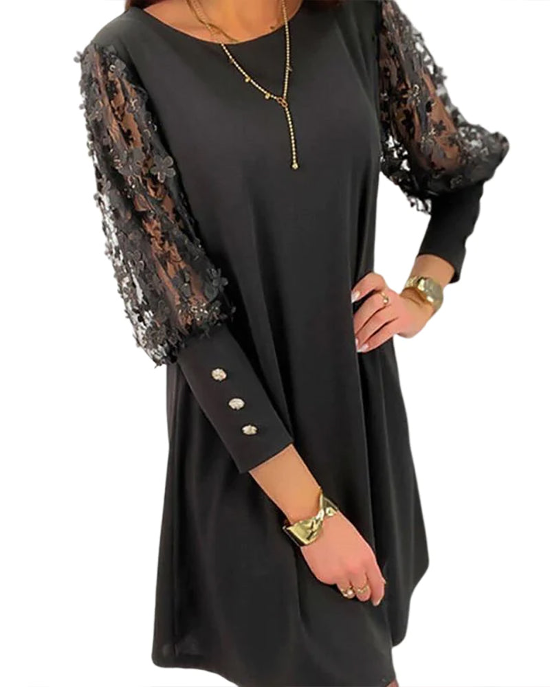 Women’s Black Long Dress | Mini